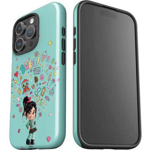 Disney Wreck-it Ralph Vanellope Sugar Icons iPhone 16 Pro Impact Case